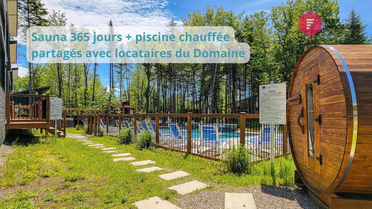 Le Bleu Bourgeois De Portneuf - Natural Elegance - Hot Tub, Sauna And Pool Pont-Rouge Exterior foto